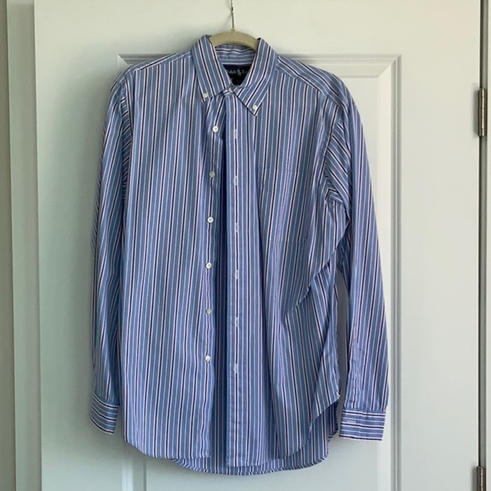 Ralph Lauren Mens Blue Buttondown